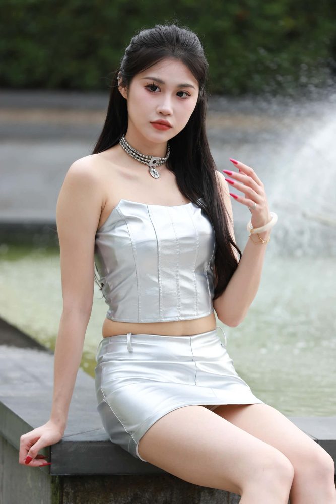 P4298 银色皮裙 【146P】-妹妹图库