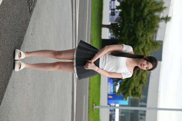 P4356 甜美T恤百褶裙 【188P】-妹妹图库